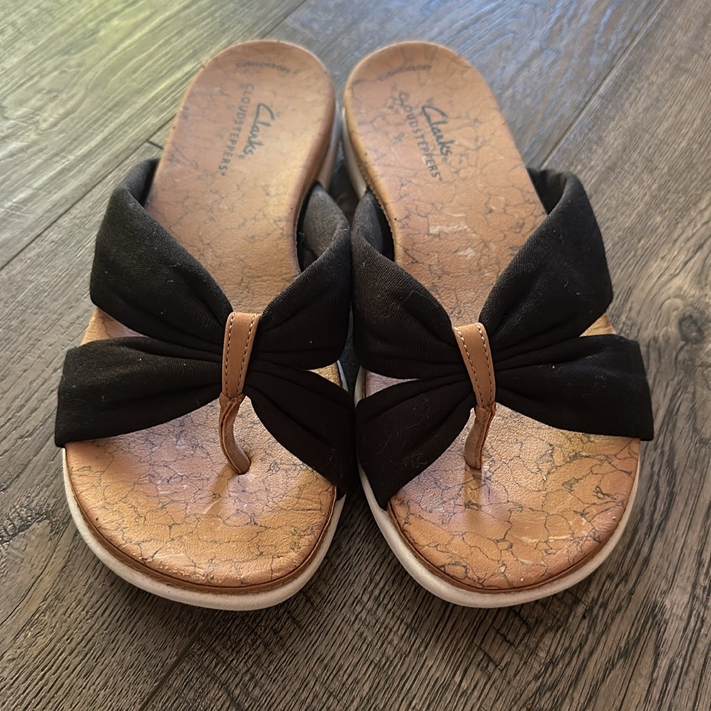 Clarks Womens Eliza Shore sandals Sz 6.5M - Picture 3 of 9